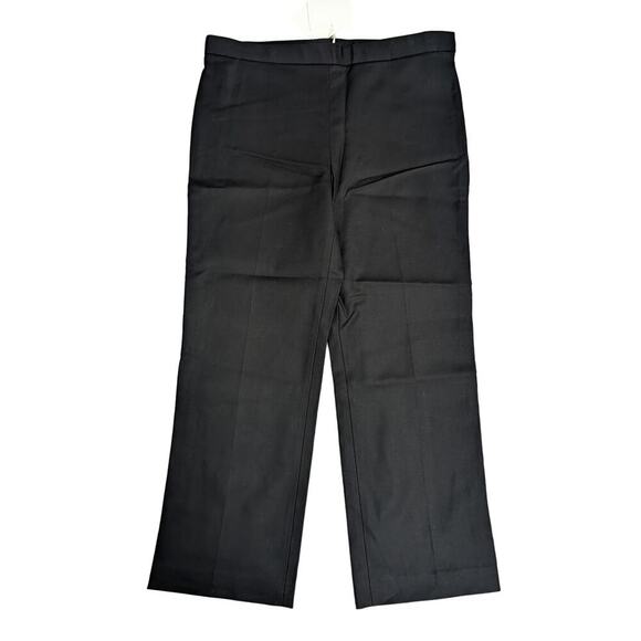 NWT $690 THE ROW Seloc Crop Stretch Cotton Straight Size 8 Dress Pants - Picture 4 of 10